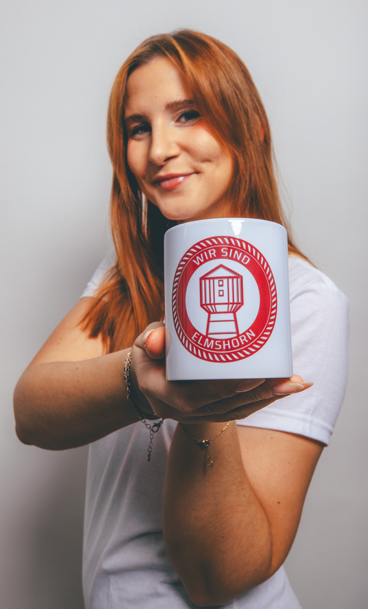 Kaffee- und Teetasse · »WIR SIND ELMSHORN«